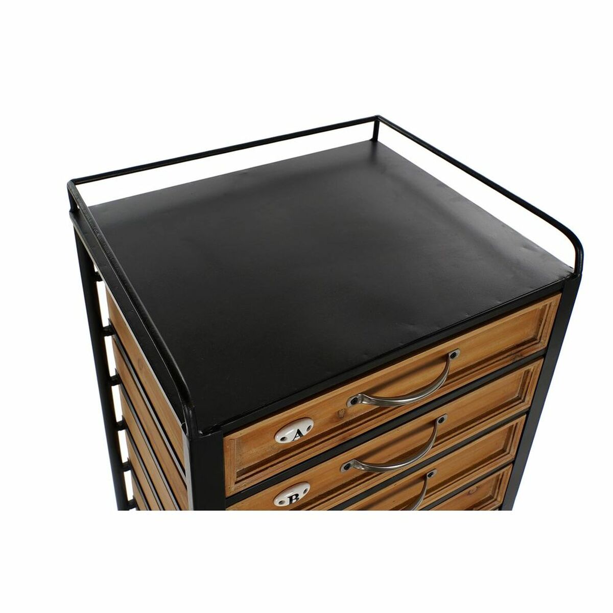 Kommode DKD Home Decor Svart Naturell Vintage 40 x 33 x 122 cm